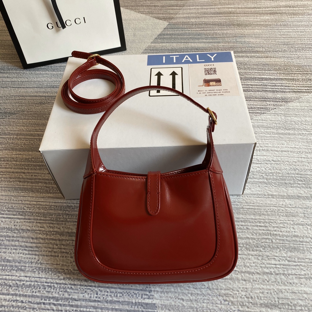 Gucci Jackie 1961 Mini Shoulder Bag 637091 Red